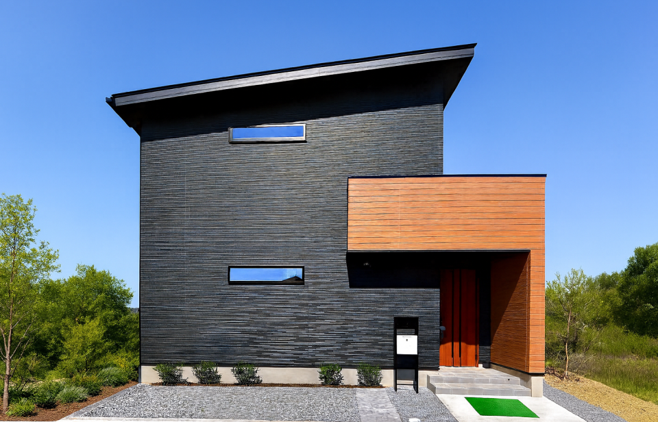 最新モデルハウス｜秩父市桜木町｜凛とした佇まいと自然の心地よさを両立したデザイン住宅